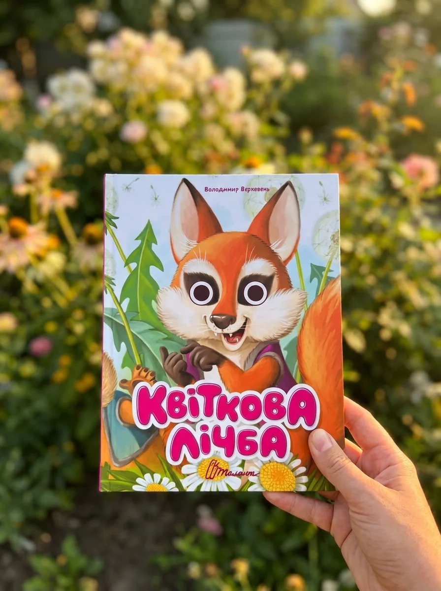 Книжка з оченятами. Квіткова лічба — Дитяча література