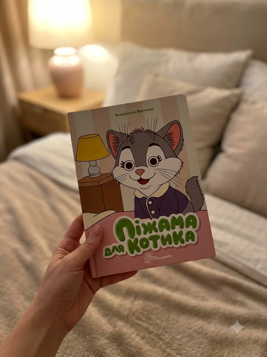 Книжка з оченятами. Піжама для котика — Дитяча література