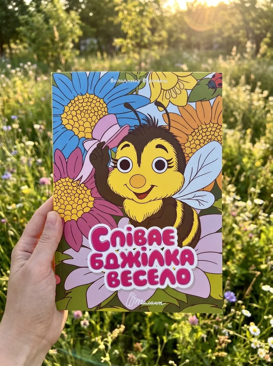 Книжка з оченятами. Співає бджілка весело — Дитяча література