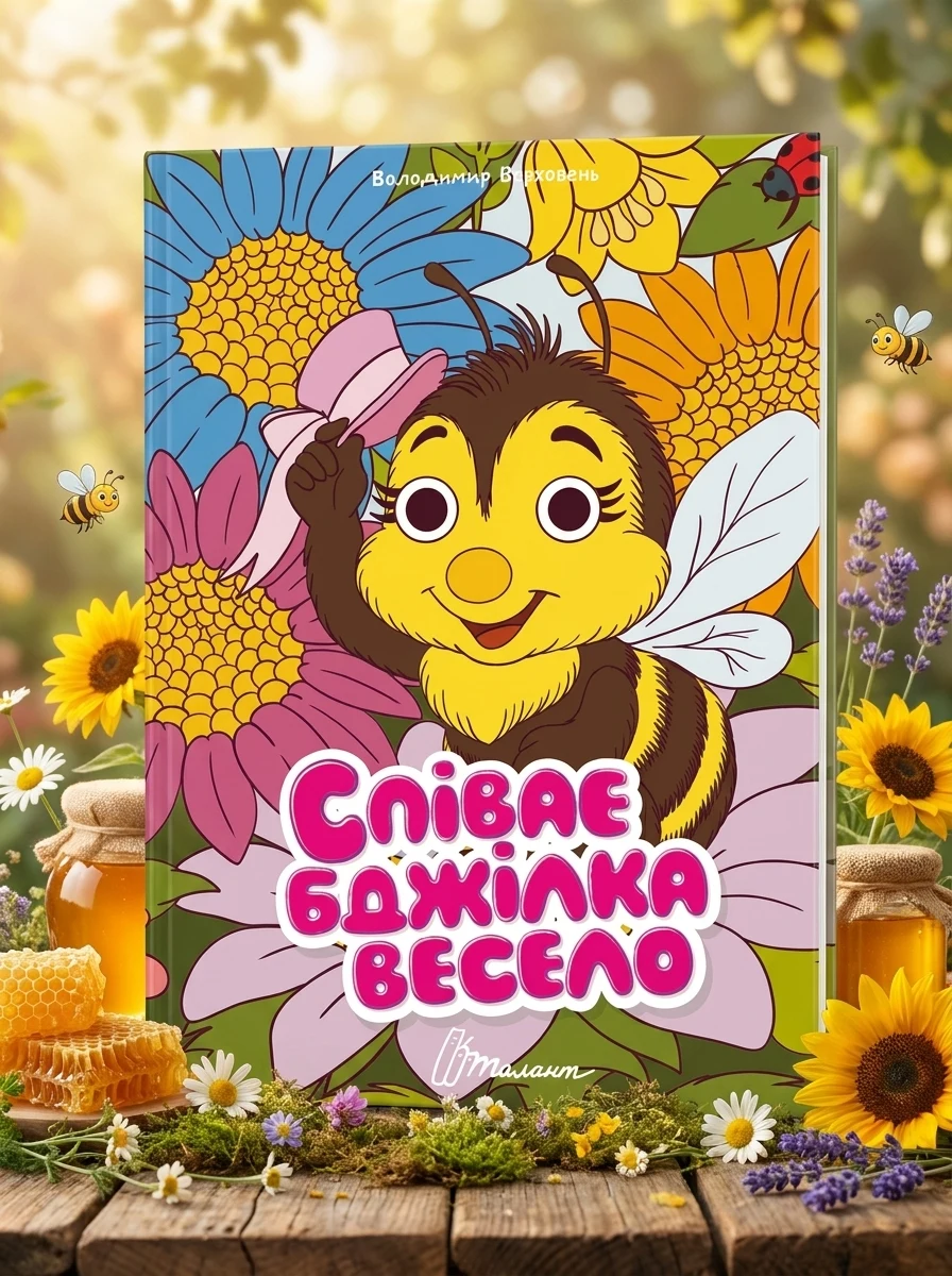 Книжка з оченятами. Співає бджілка весело — фото 2