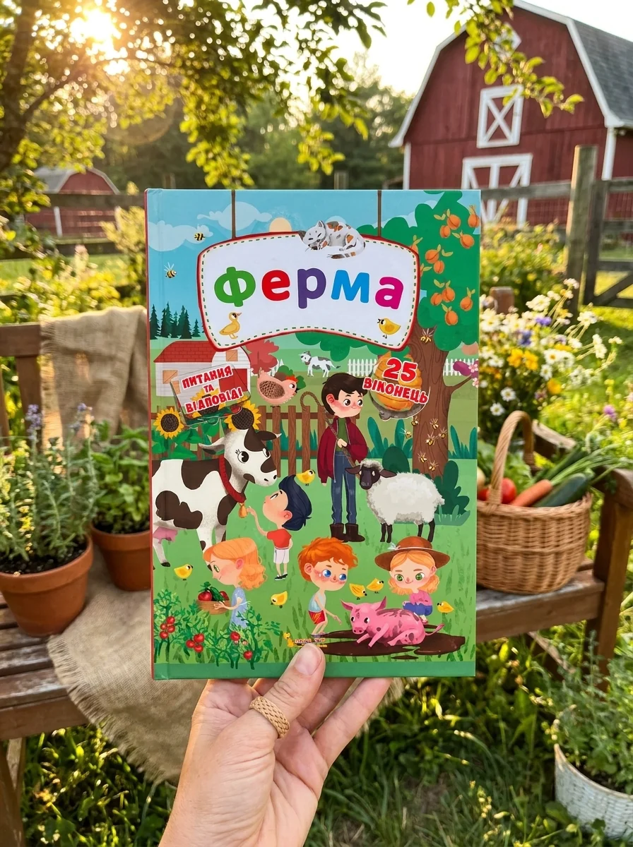 Книжка з секретними віконцями. Ферма, фото 2