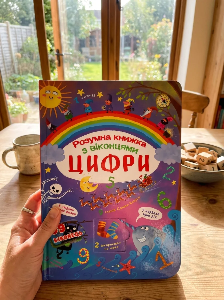 Книжка з секретними віконцями. Цифри. Розумна книжка — Дитячі книги