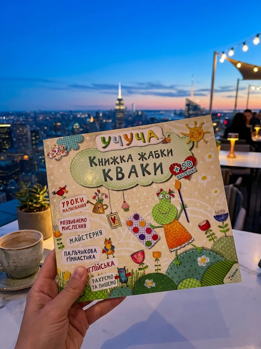 Книжка жабки Кваки — Книги з наліпками