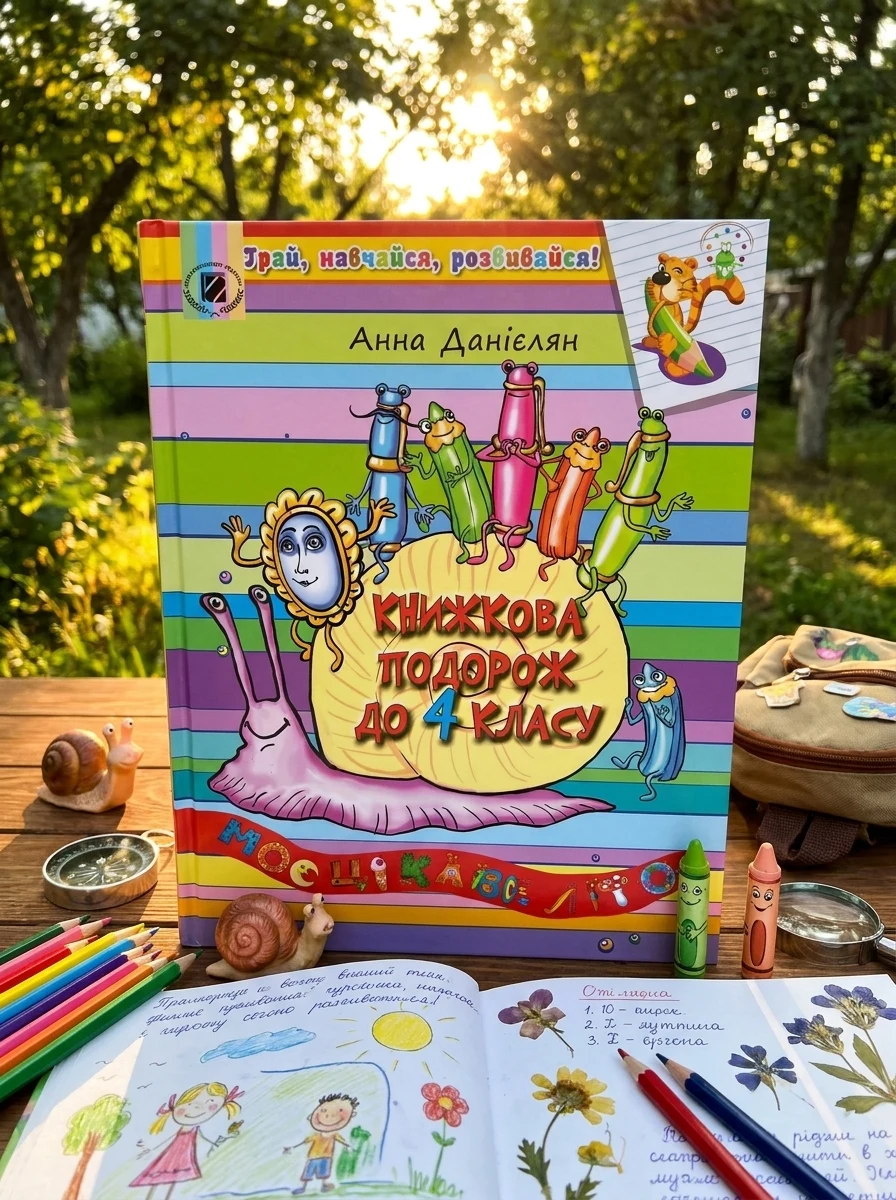 Книжкова подорож до 4 класу. Моє цікаве літо