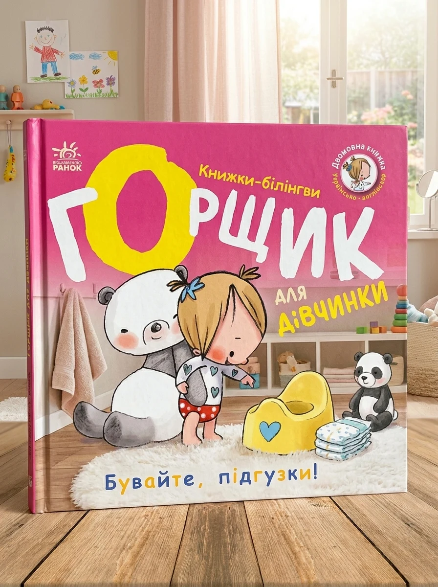 Книжки-білінгви. Горщик для дівчинки — Художня література