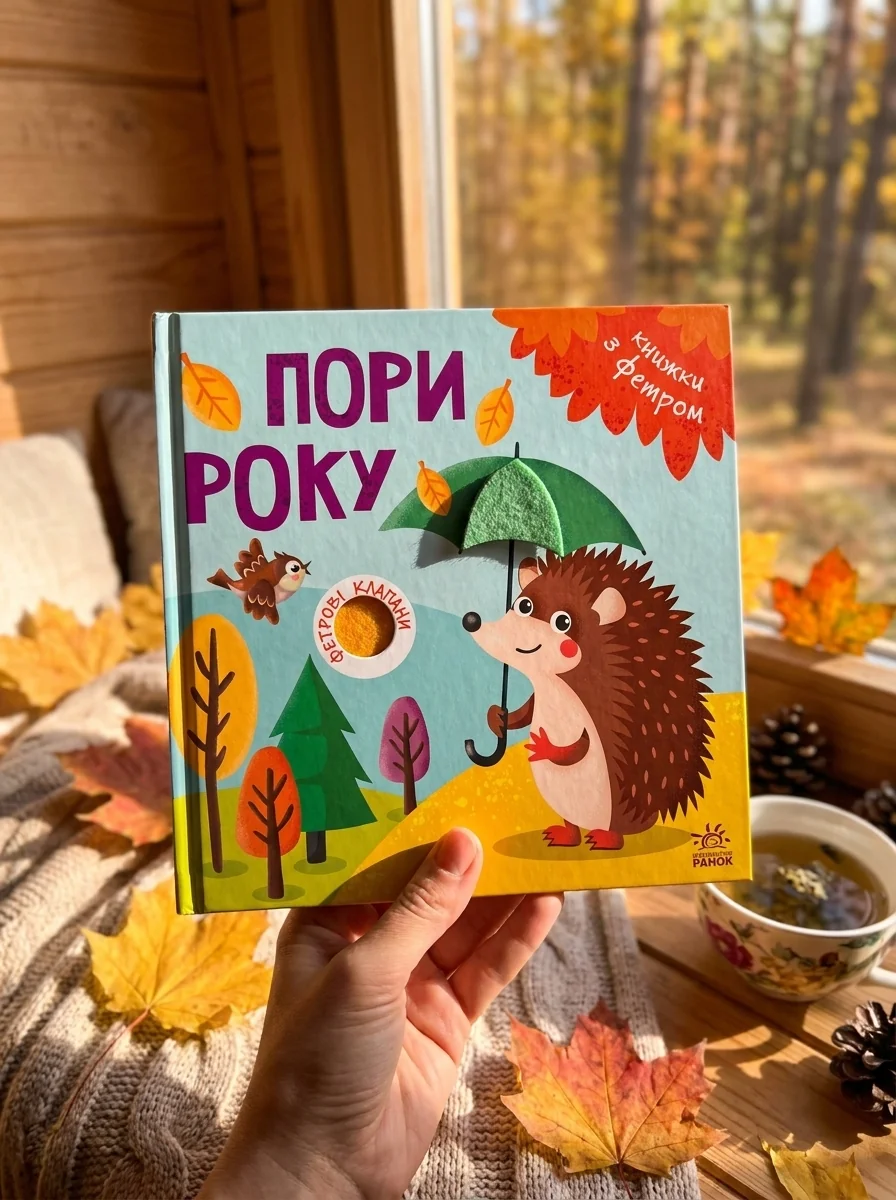 Книжки з фетровими клапанами. Пори року