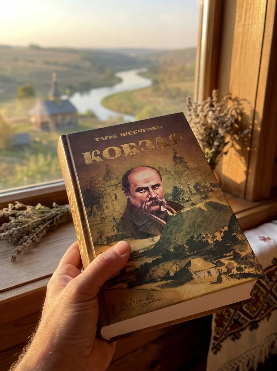 Кобзар Тарас Шевченко Читанка, обкладинка