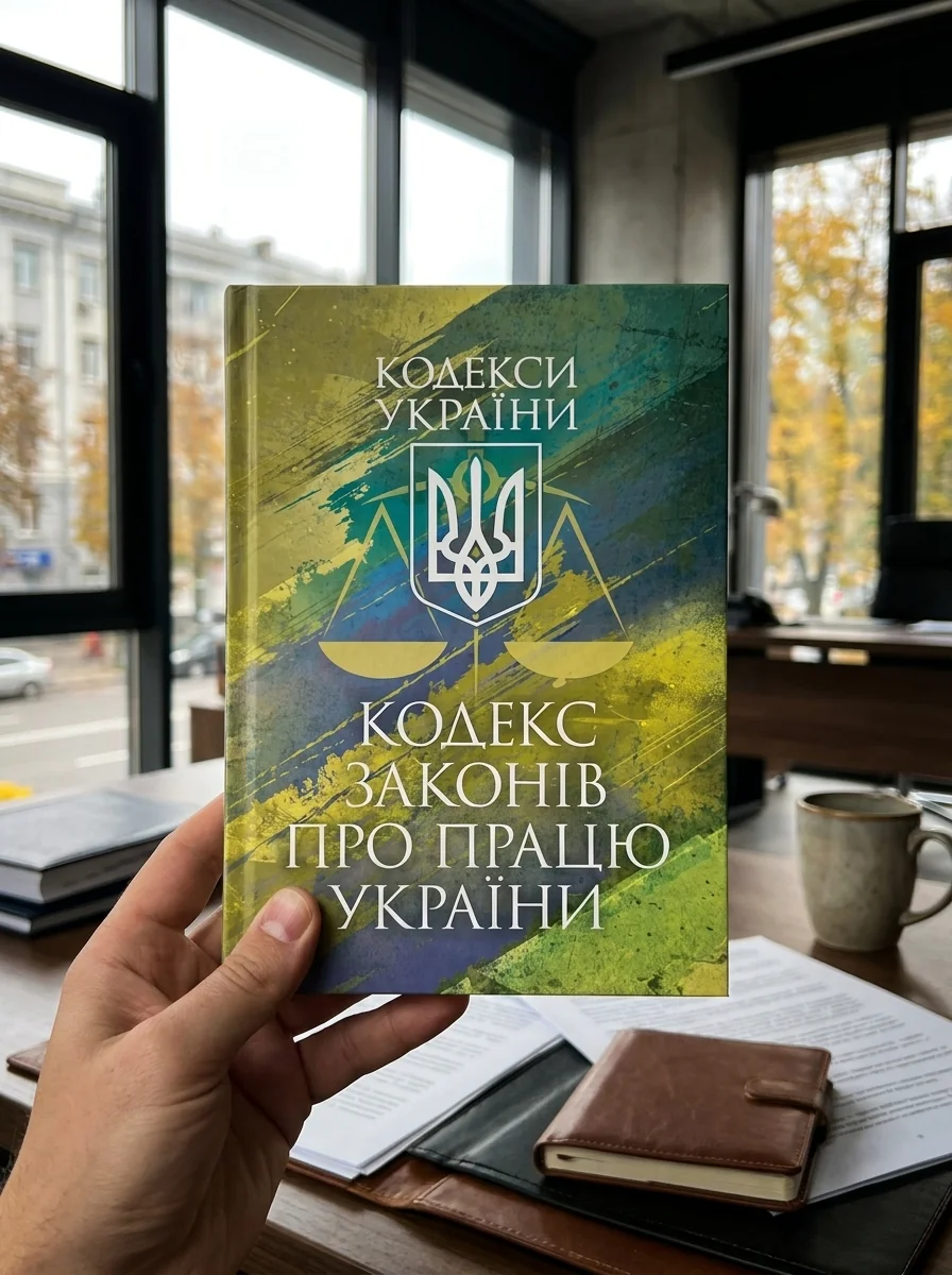 Кодекс законів про працю України. Чинне законодавство України зі змінами та доповненнями станом на 9 грудня 2025 рік, обкладинка