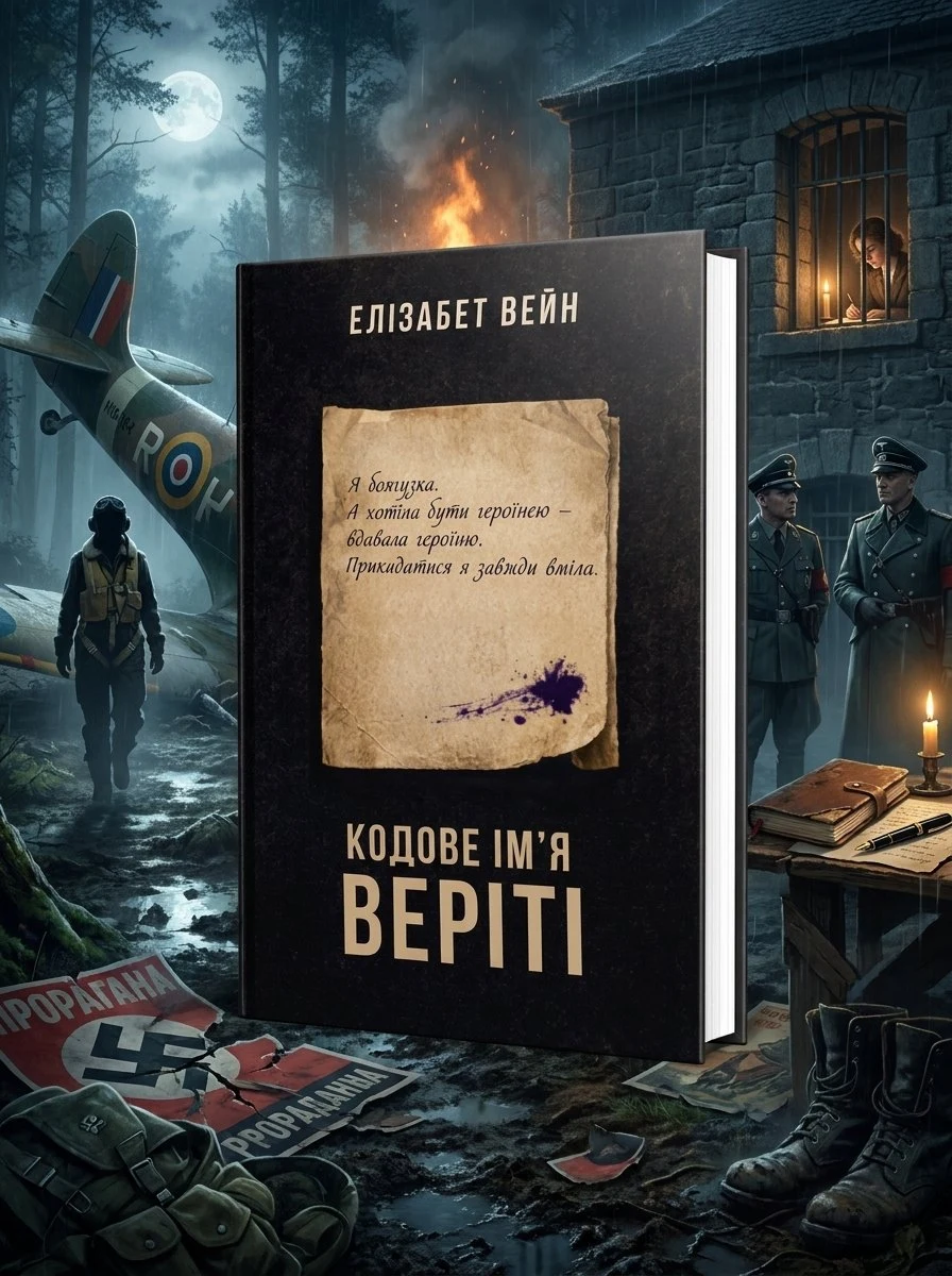 Кодове ім’я Веріті — Елізабет Вейн, обкладинка