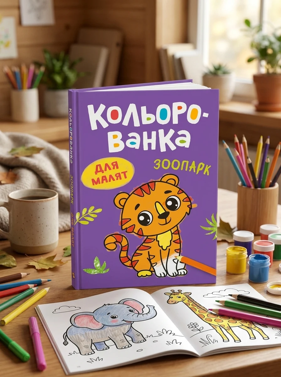 Кольорованка. Зоопарк — Комікси та манґи