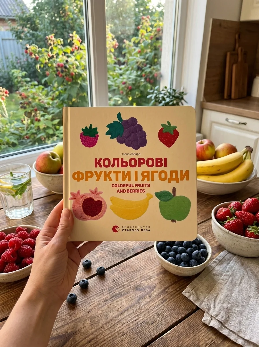 Кольорові фрукти і ягоди / Colorful Fruits and Berries — Вивчення мов