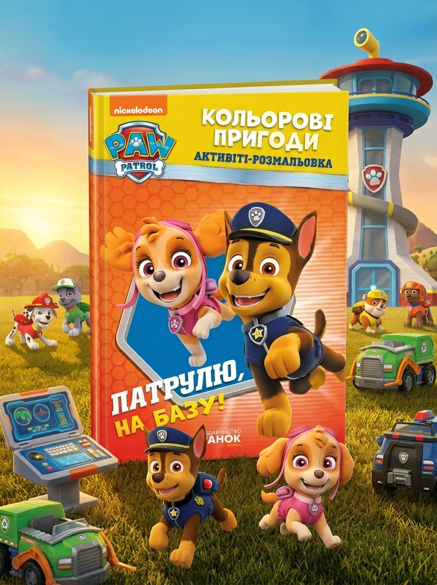 Кольорові пригоди. Патруль на базу!, — Дитяча література
