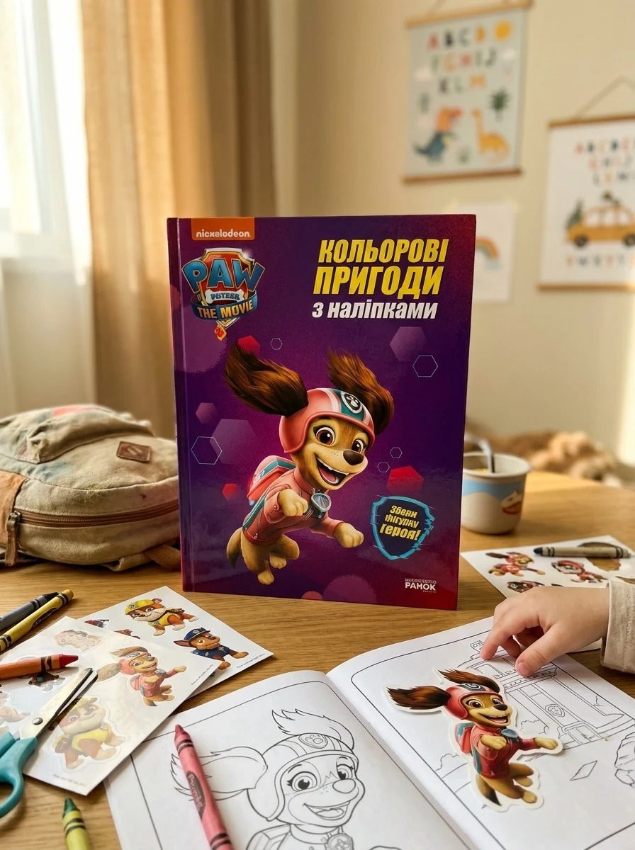 Кольорові пригоди з наліпками. Ліберті, — Дитяча література