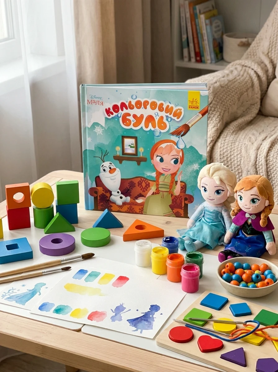 Кольоровий БУЛЬ. Disney Маля. Крижане серце — Дитяча література
