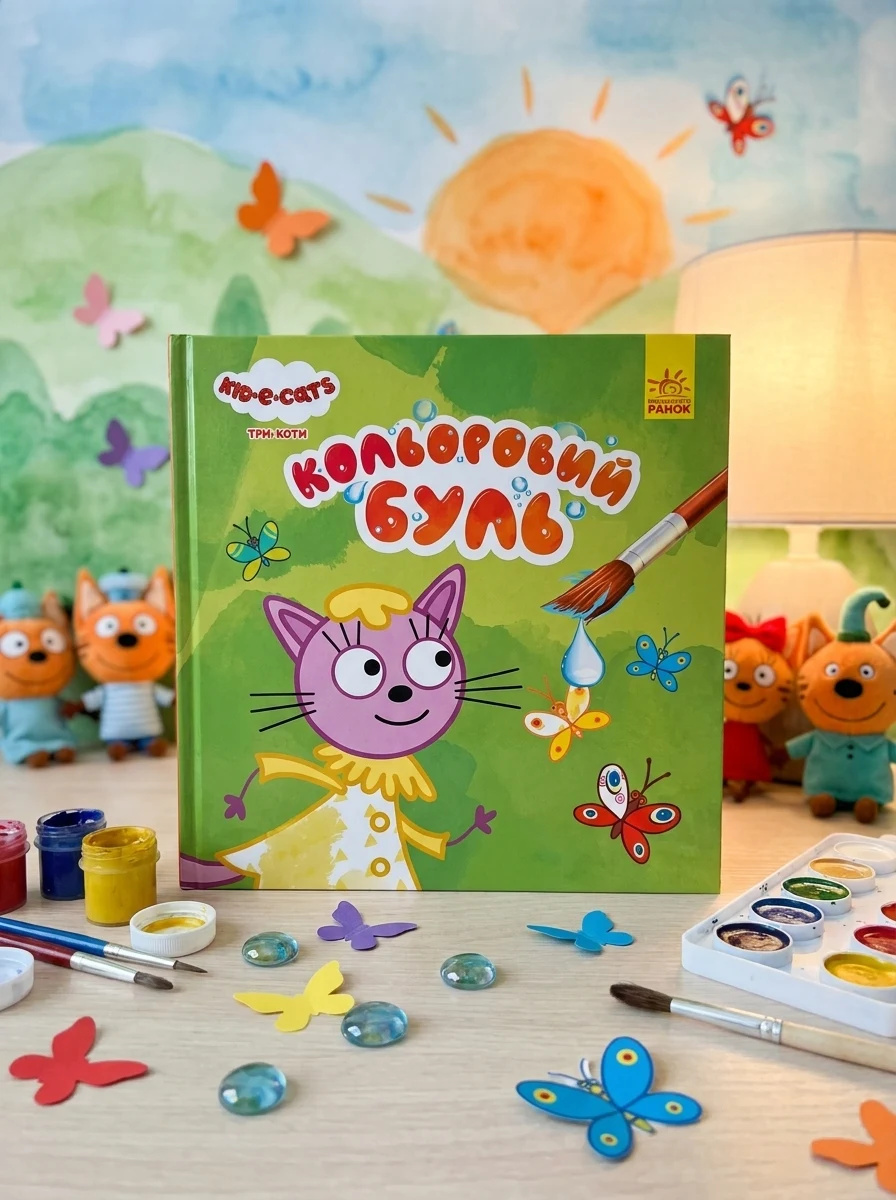 Кольоровий БУЛЬ. Три Коти. Канікули, — Дитяча література