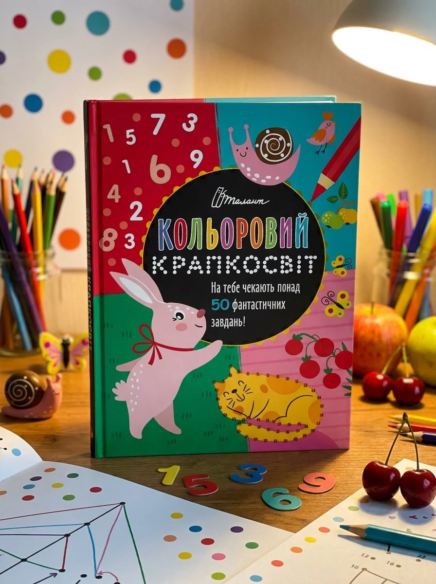 Кольоровий крапкосвіт. Фантастична книжка розваг — фото 2