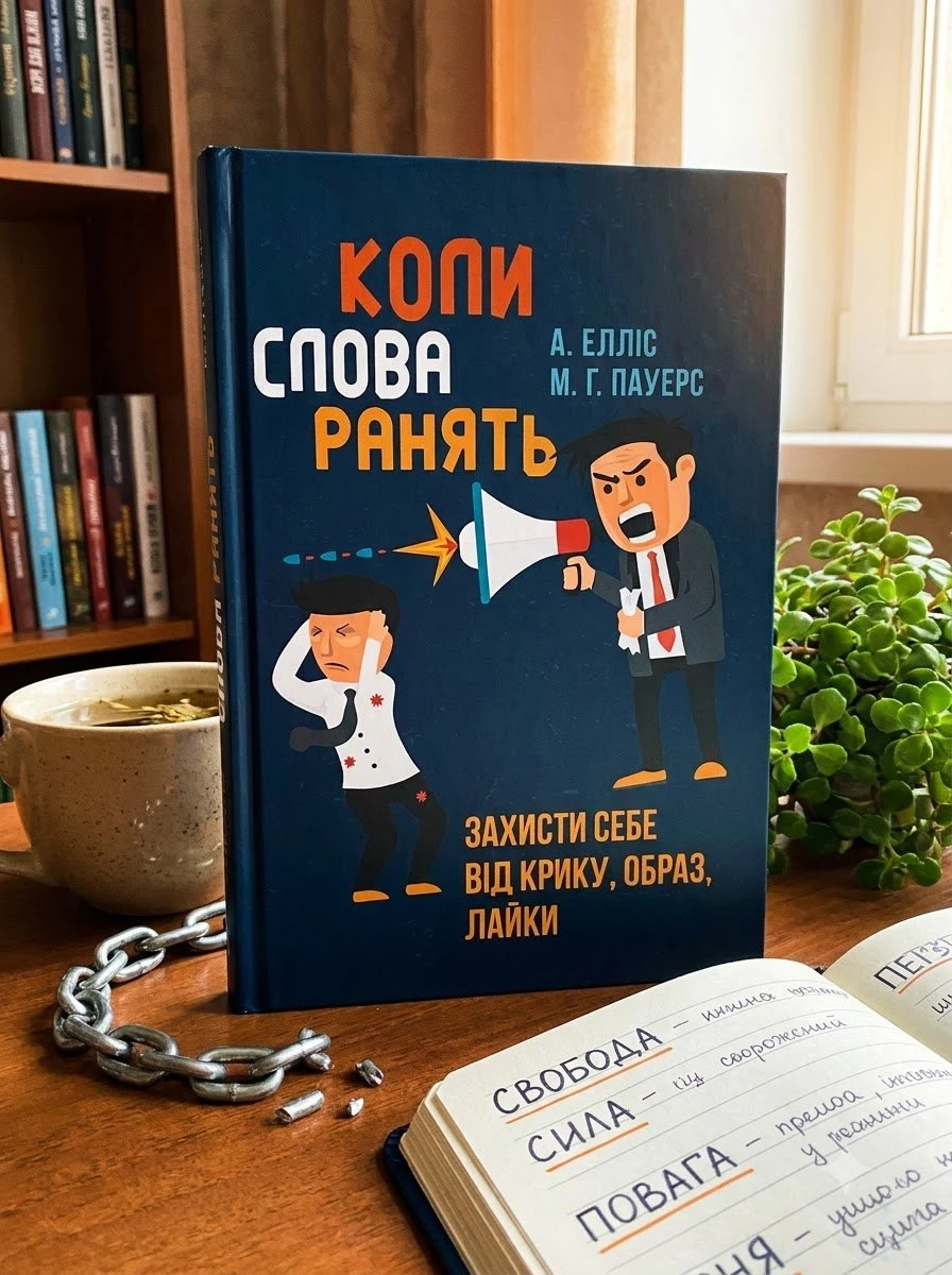 Коли слова ранять. Захисти себе від крику, образ, лайки — А. Елліс, обкладинка