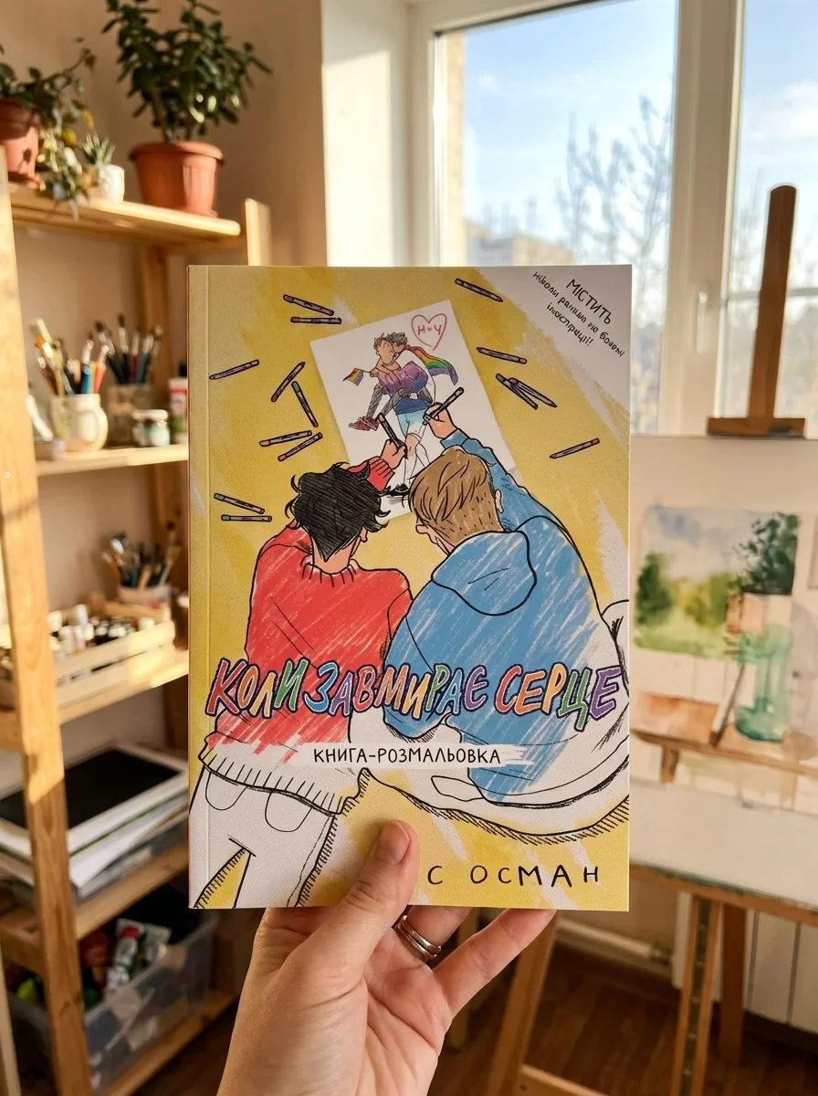 Коли завмирає серце. Книга-розмальовка — фото 2