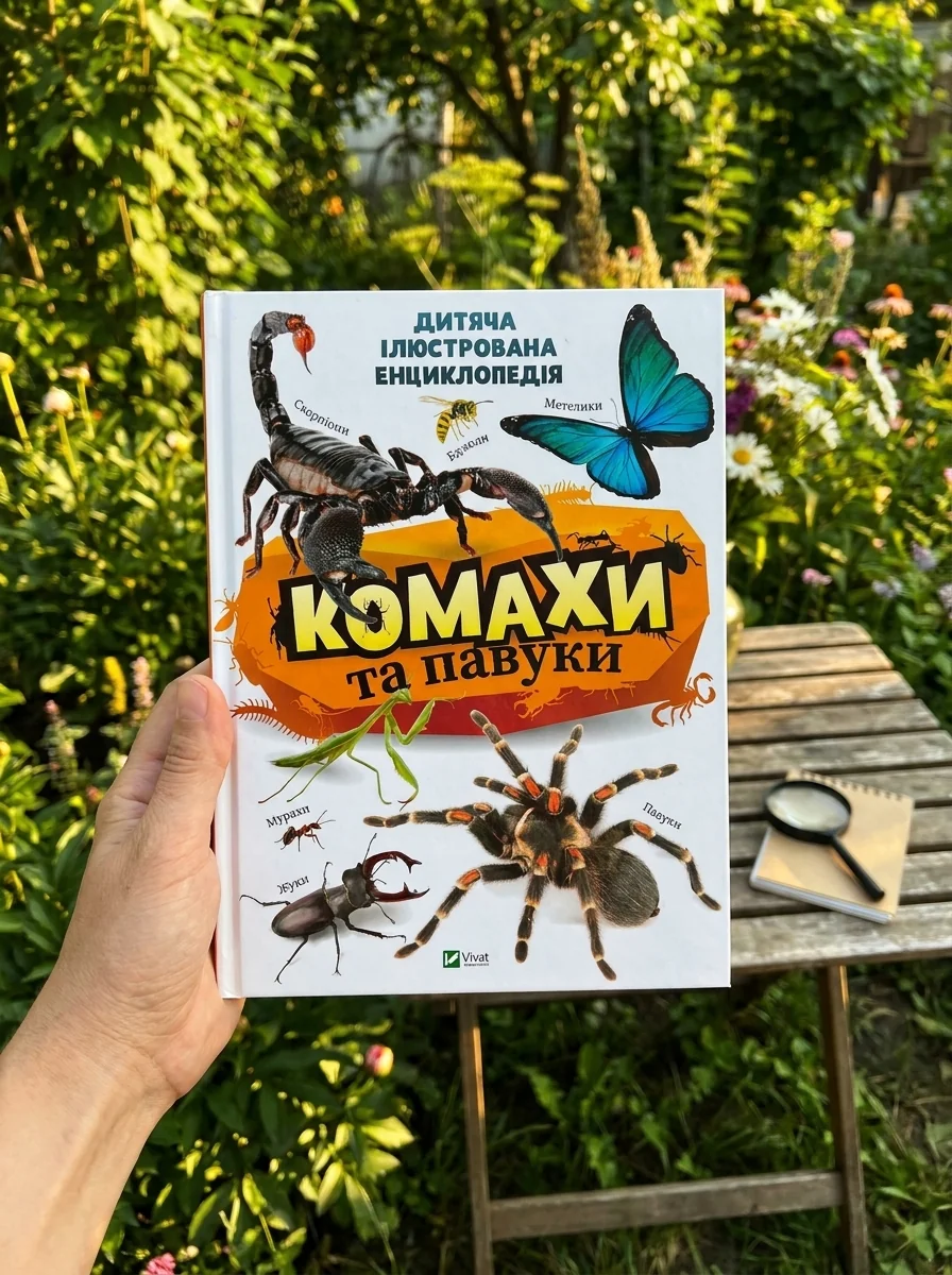 Комахи та павуки — Дитячі енциклопедії