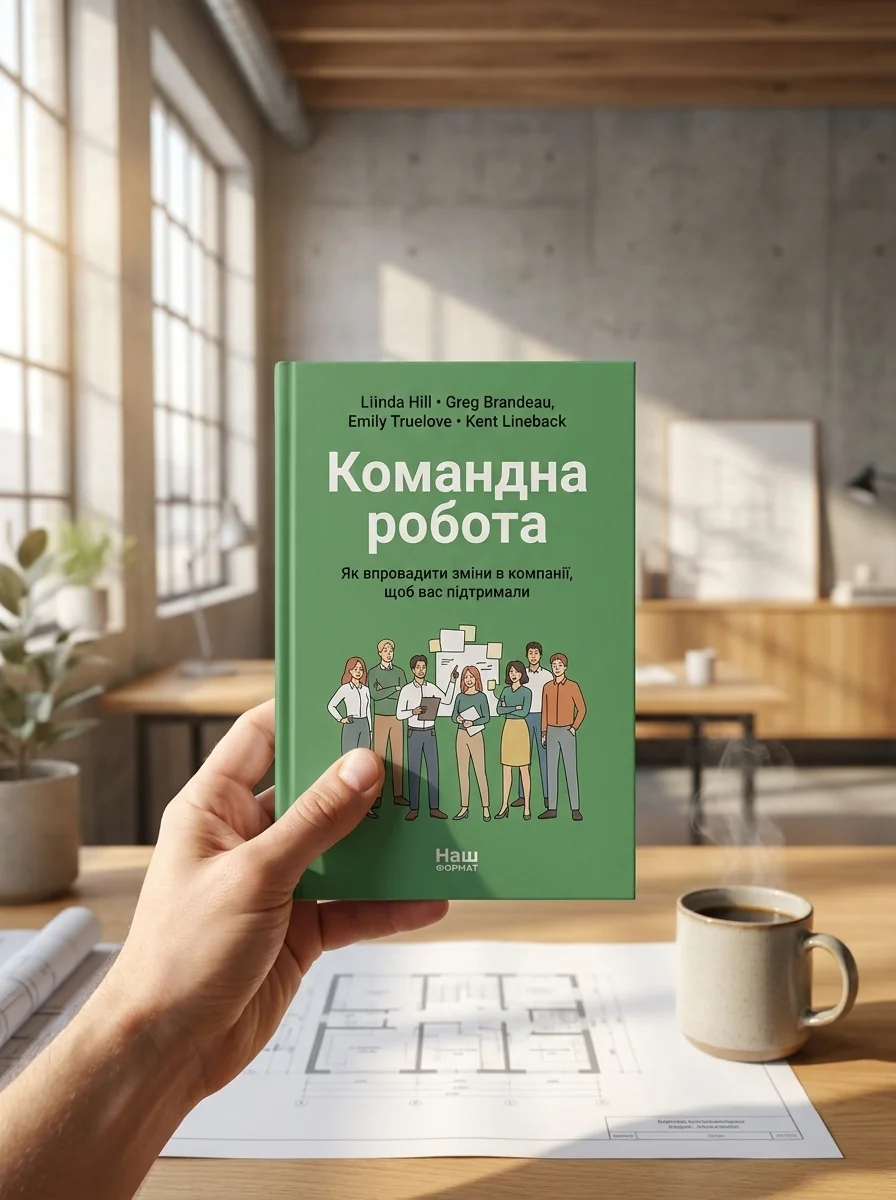 Командна робота. Як впровадити зміни в компанії, щоб вас підтримали — Лінда Гілл, обкладинка