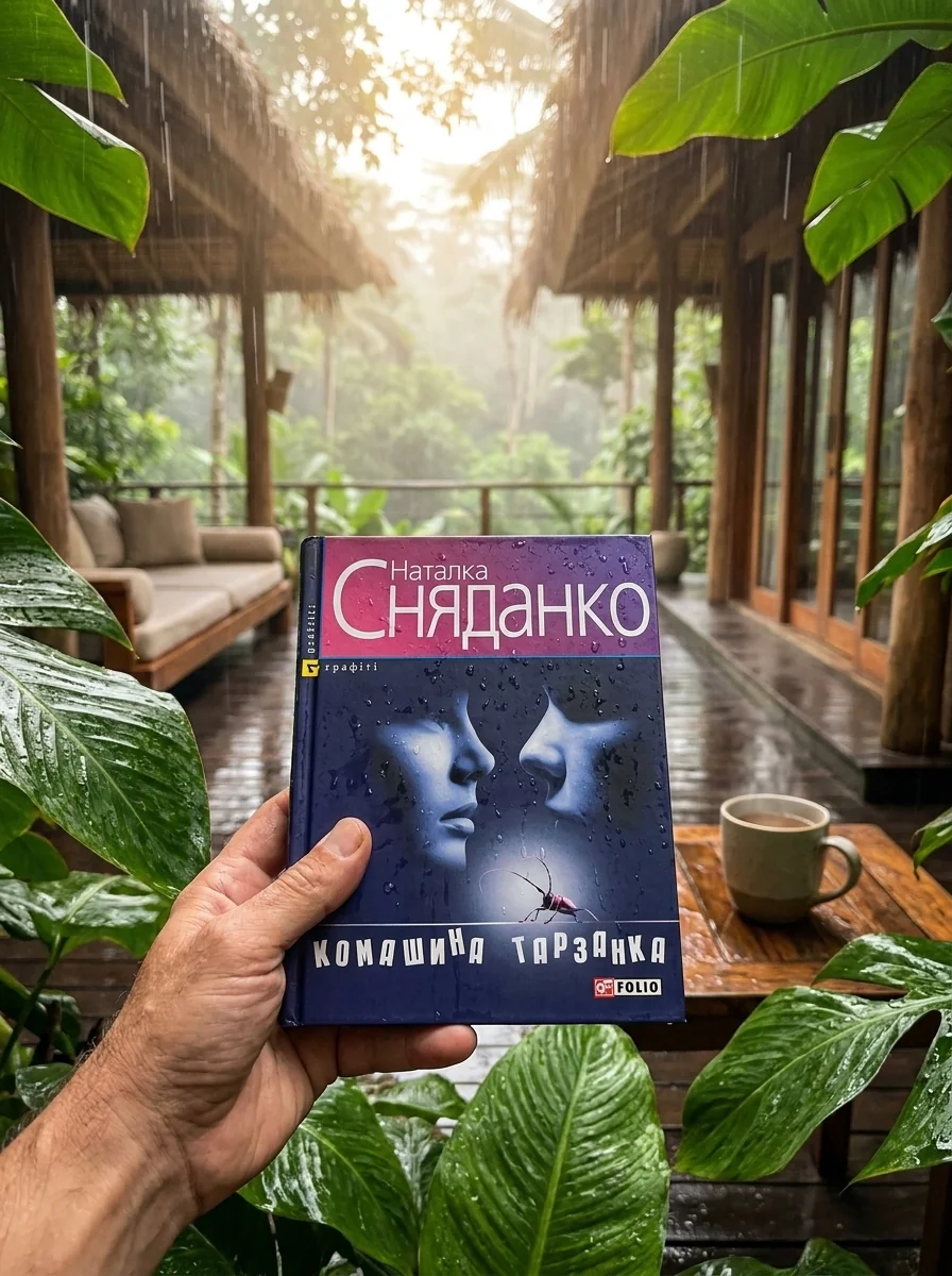 Комашина тарзанка — Наталка Сняданко, обкладинка