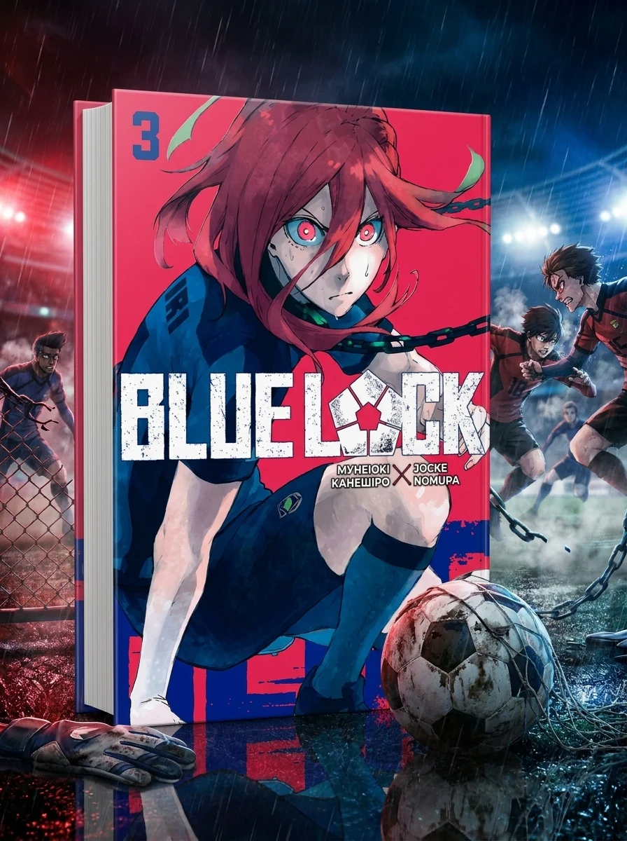Комікс Blue lock (Синя тюрма). Том 3 — Комікси та манґи