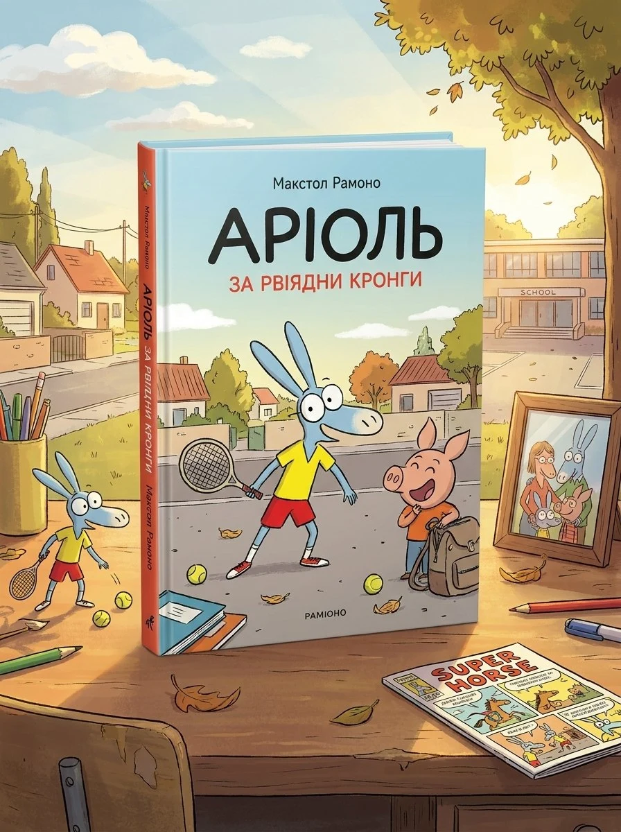 Комікс-книжка Аріоль. Комплект з 5 книг. Еммануель Гібер — Еммануель Ґібер, обкладинка