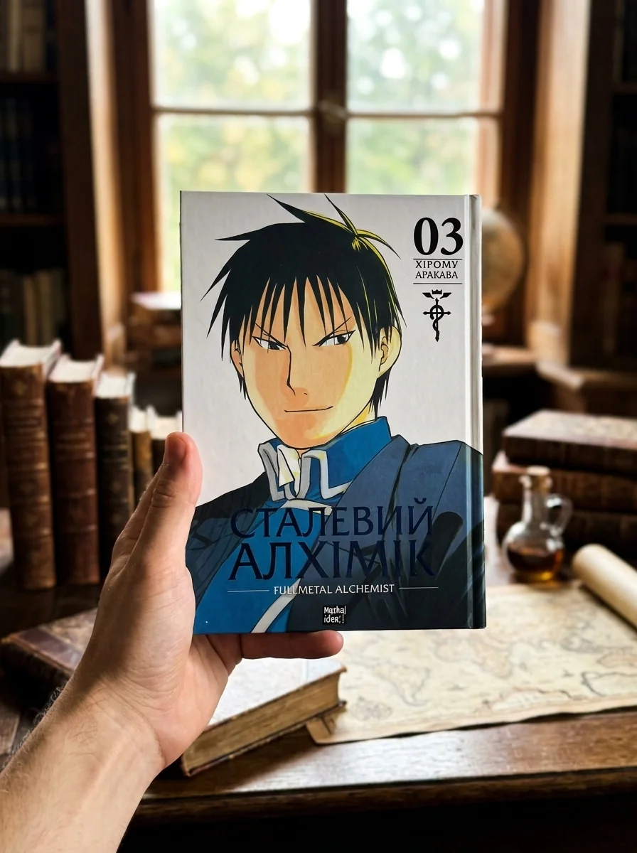 Комікс Сталевий Алхімік. Том 3 — Хірому Аракава, обкладинка
