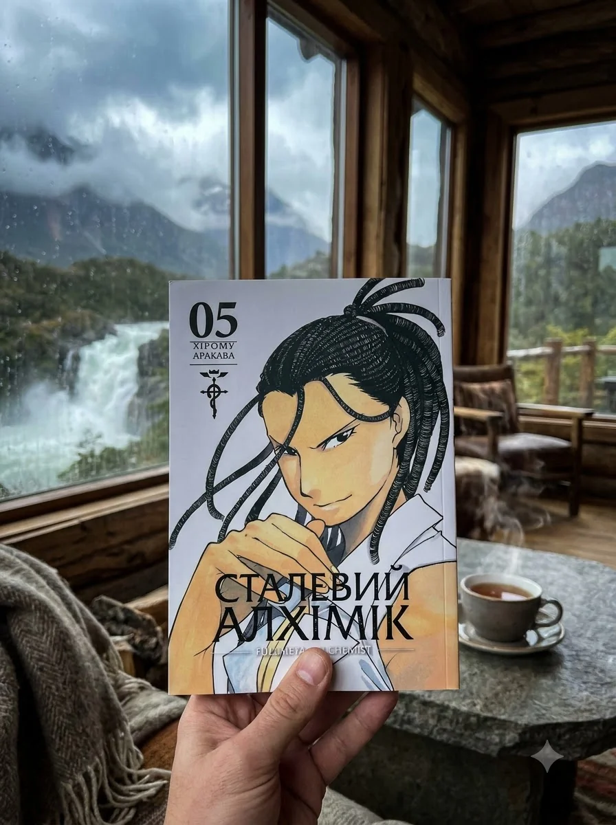 Комікс Сталевий Алхімік. Том 5 — Хірому Аракава, обкладинка