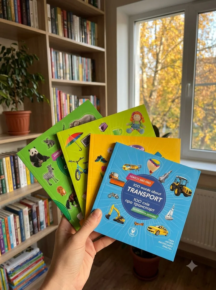 Комплект «400 англійських слів» — Розвивальні книги