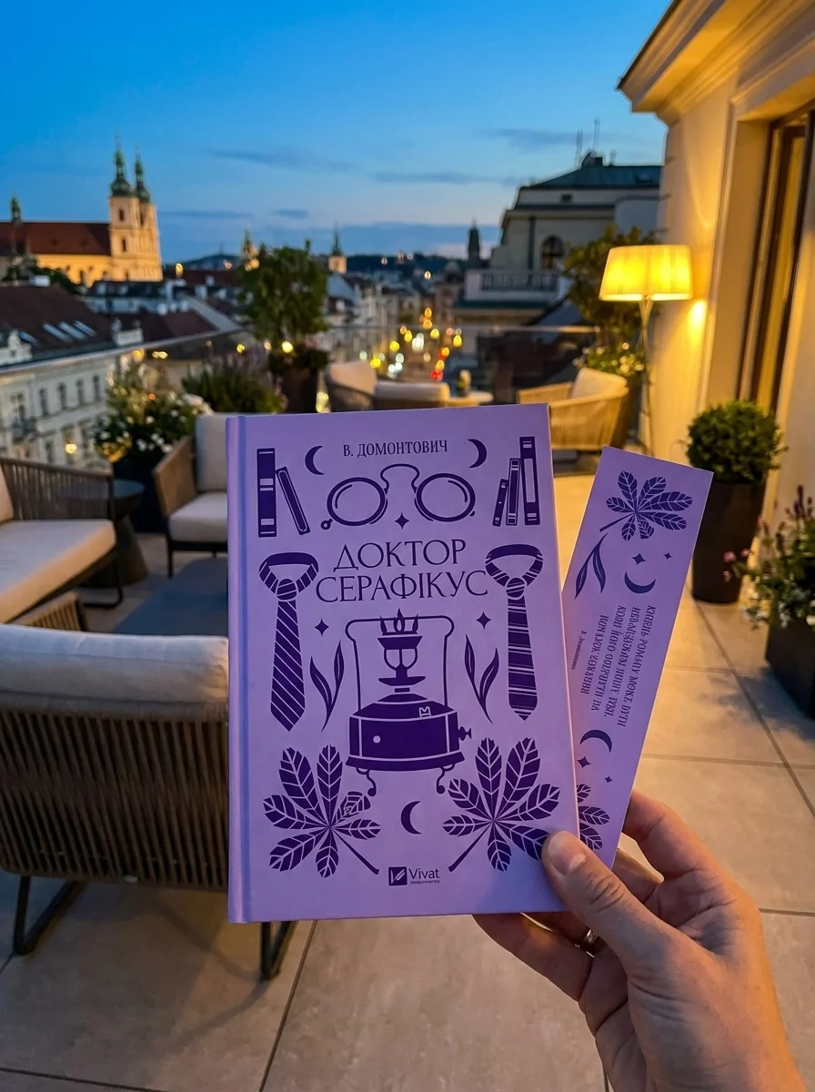 Комплект «Доктор Серафікус» (книжка та закладинка) — Класична українська проза