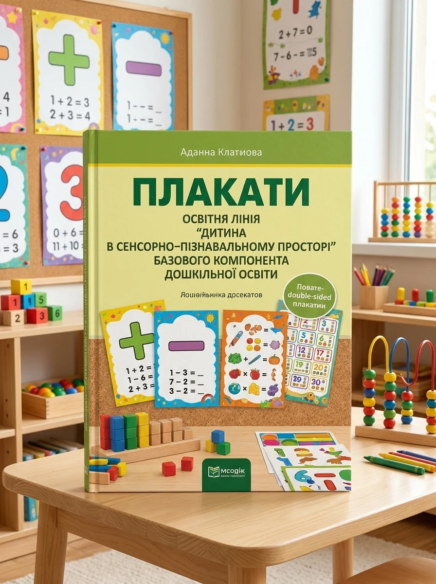 Комплект двосторонніх плакатів Додавання і віднімання, обкладинка