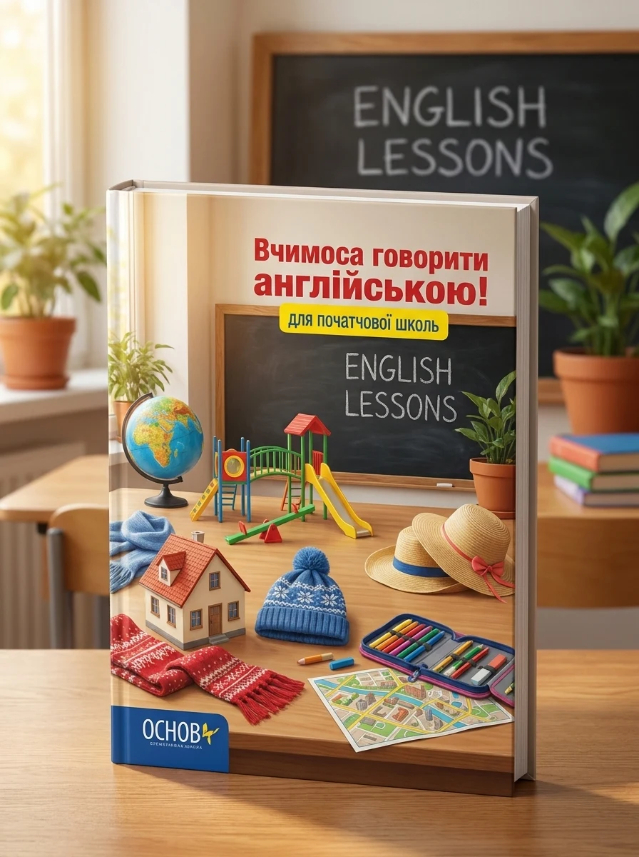 Комплект двосторонніх плакатів. Вчимося говорити англійською! Learn to speak English! 1-4 клас — Вивчення мов