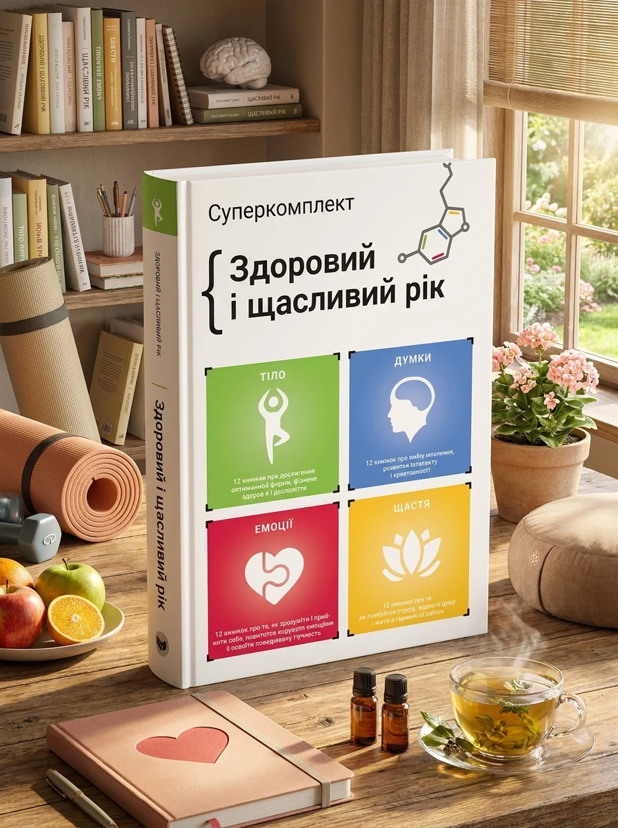 Комплект із чотирьох книжок «Здоровий і щасливий рік», фото 2