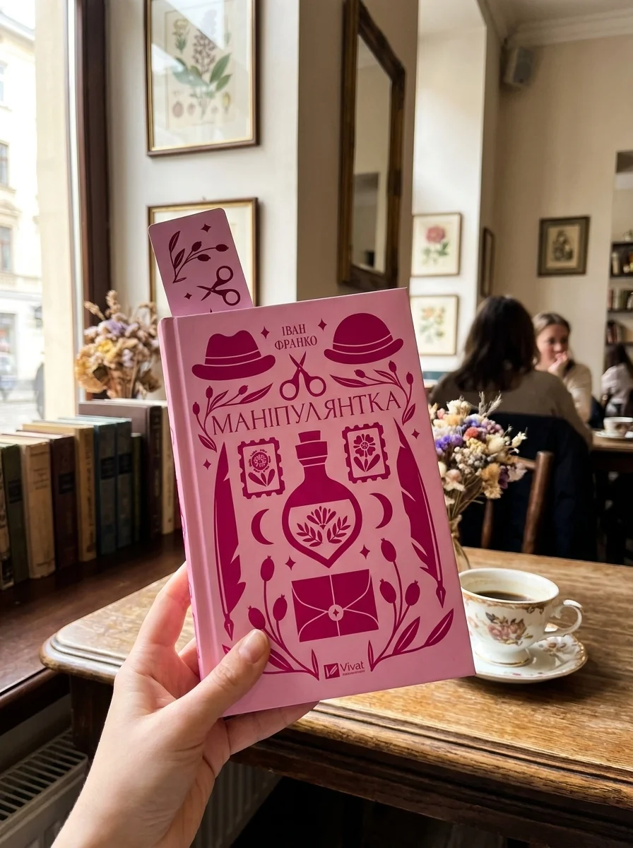 Комплект «Маніпулянтка» (книжка та закладинка) — Класична українська проза