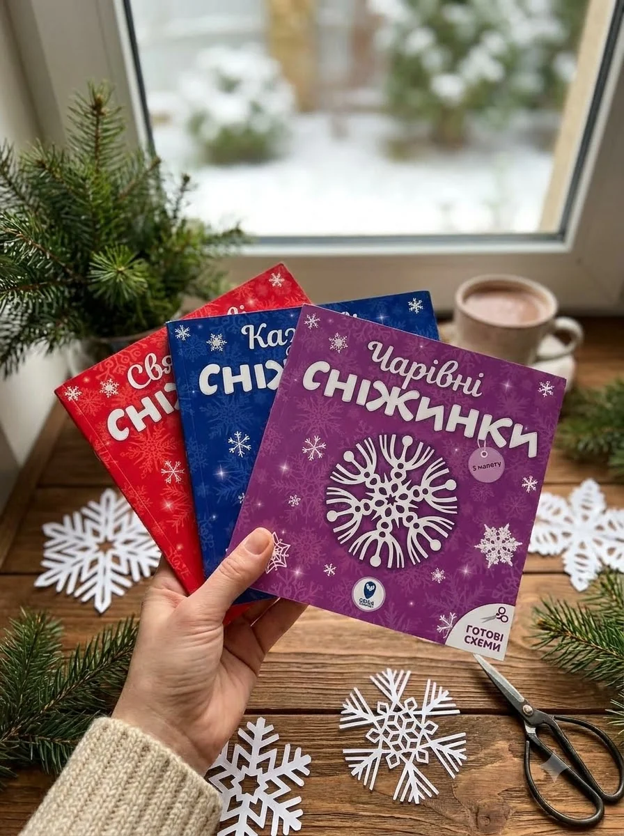 Комплект серії «Сніжинки» — Книги-іграшки