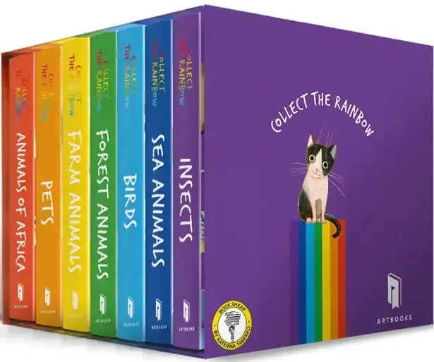 Комплект «The Rainbow» з 7 книг — Катерина Таберко | книга Mirava
