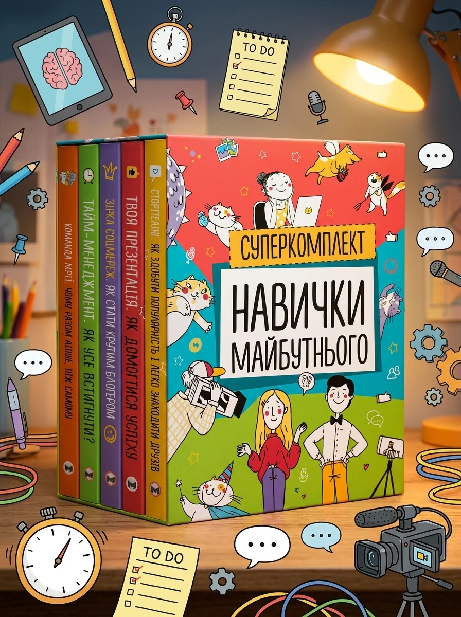 Комплект з п'яти книжок - Навички майбутнього — Дитячі книги