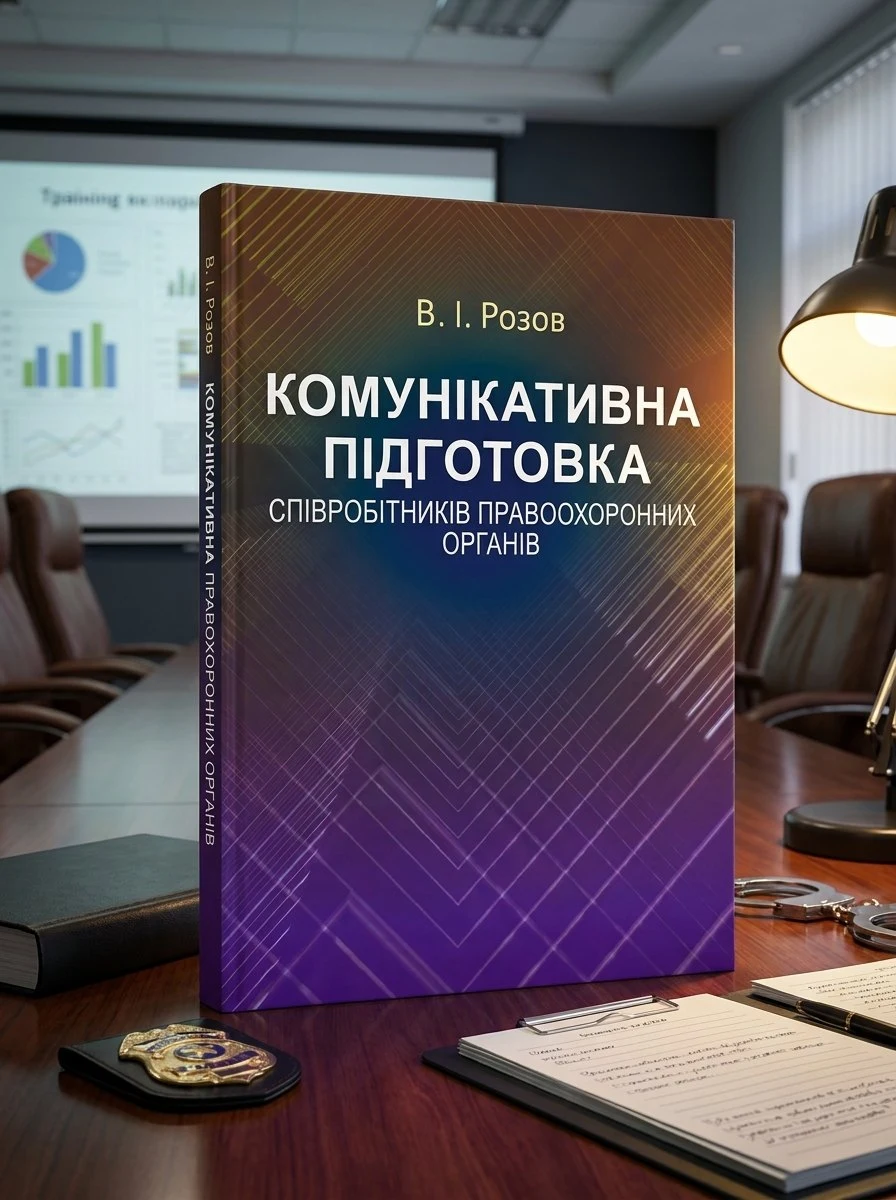 Комунікативна підготовка співробітників правоохоронних органів Навчальний посібник — Розов В.І., обкладинка