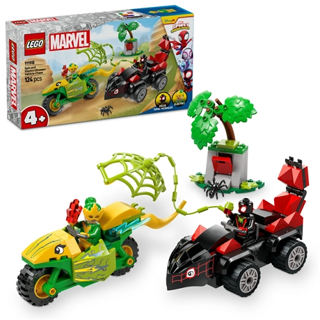 Конструктор Lego Перегони на електромобілях з динозаврами