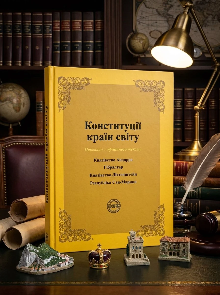 Конституції країн світу. Князівство Андорра, Гібралтар, Князівство Ліхтенштейн, Республіка Сан-Марино — Оксана Коротюк, обкладинка
