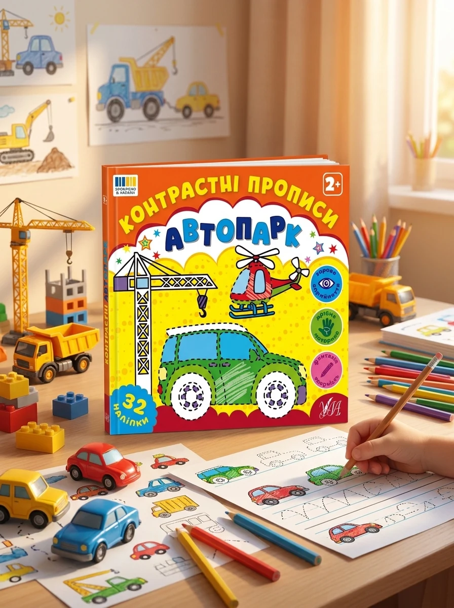 Контрастні прописи. Автопарк