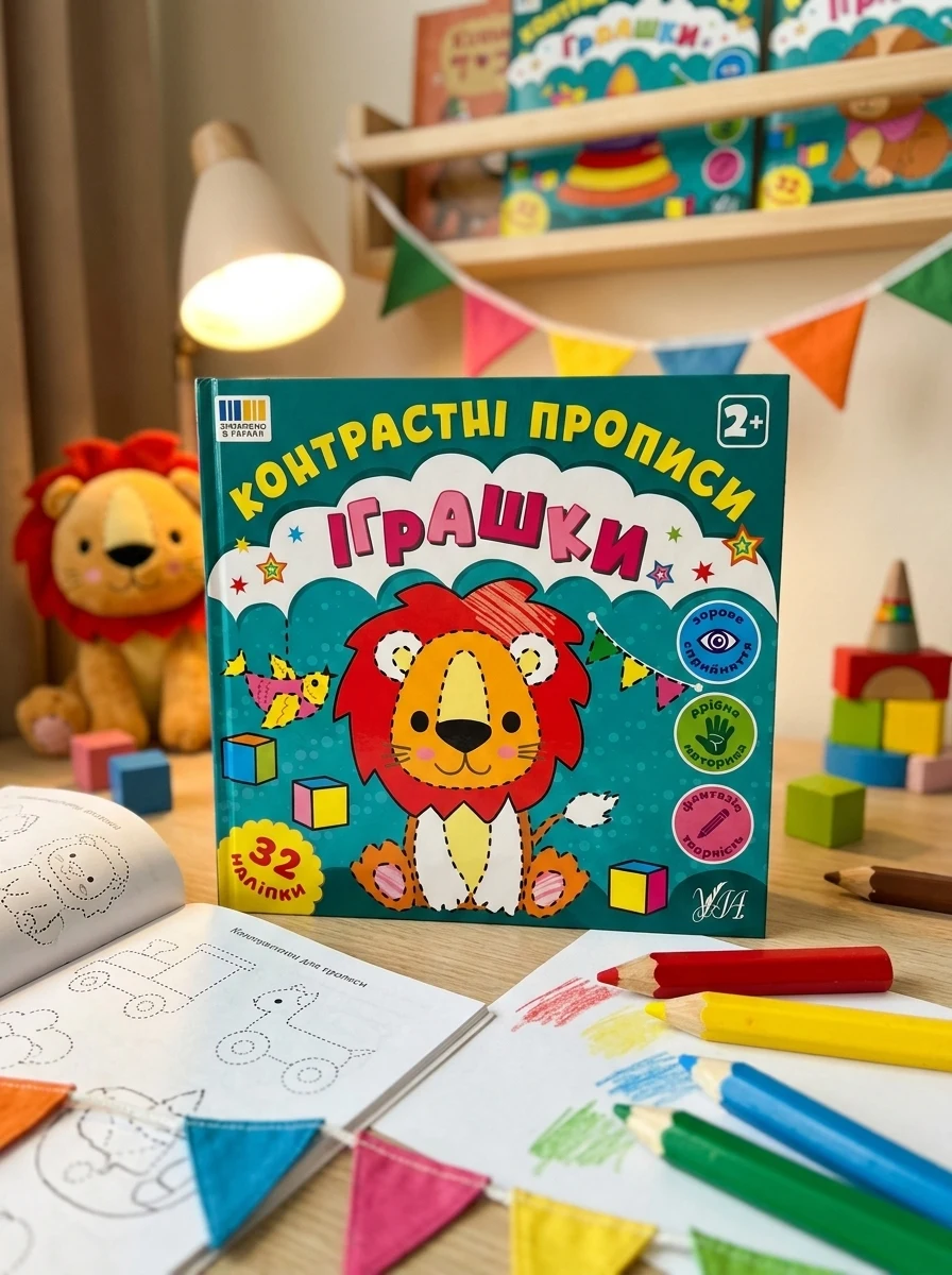Контрастні прописи. Іграшки — Дитяча література