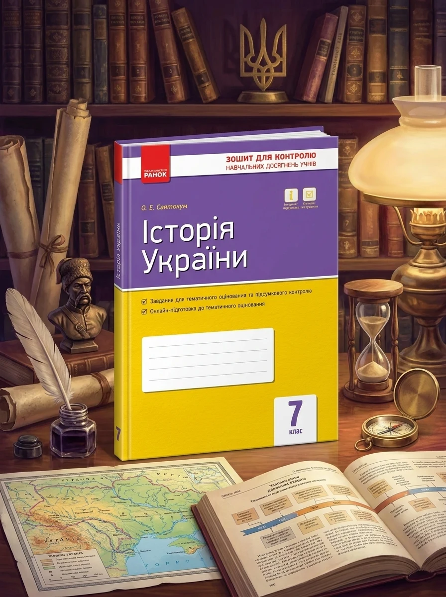 Контроль навчальних досягнень. Історія України 7 клас