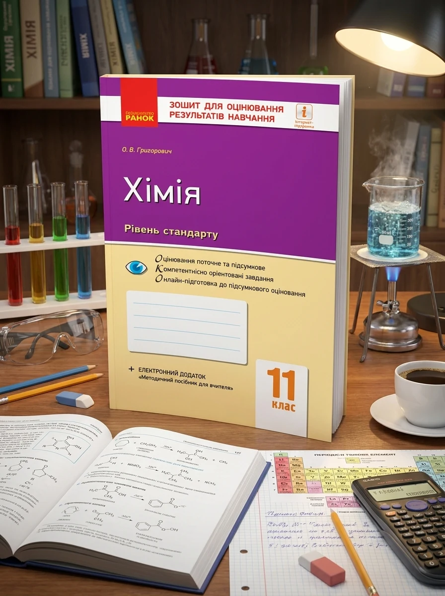 Контроль навчальних досягнень. Хімія 11 клас. Рівень стандарту — Вивчення мов