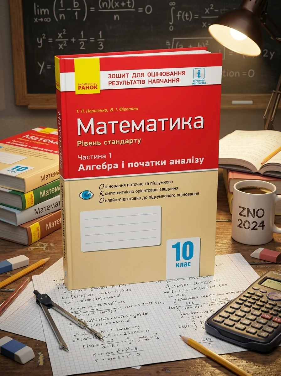 Контроль навчальних досягнень. Математика 10 клас. Частина 1. Алгебра і початки аналізу. Рівень стандарту — Вивчення мов