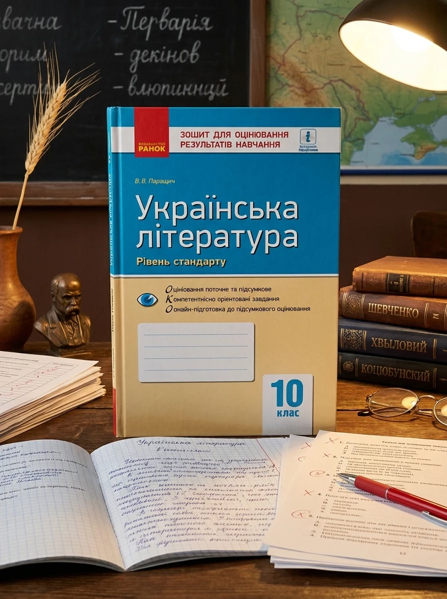 Контроль навчальних досягнень. Укр. література 10 клас. Рівень стандарту — Вивчення мов