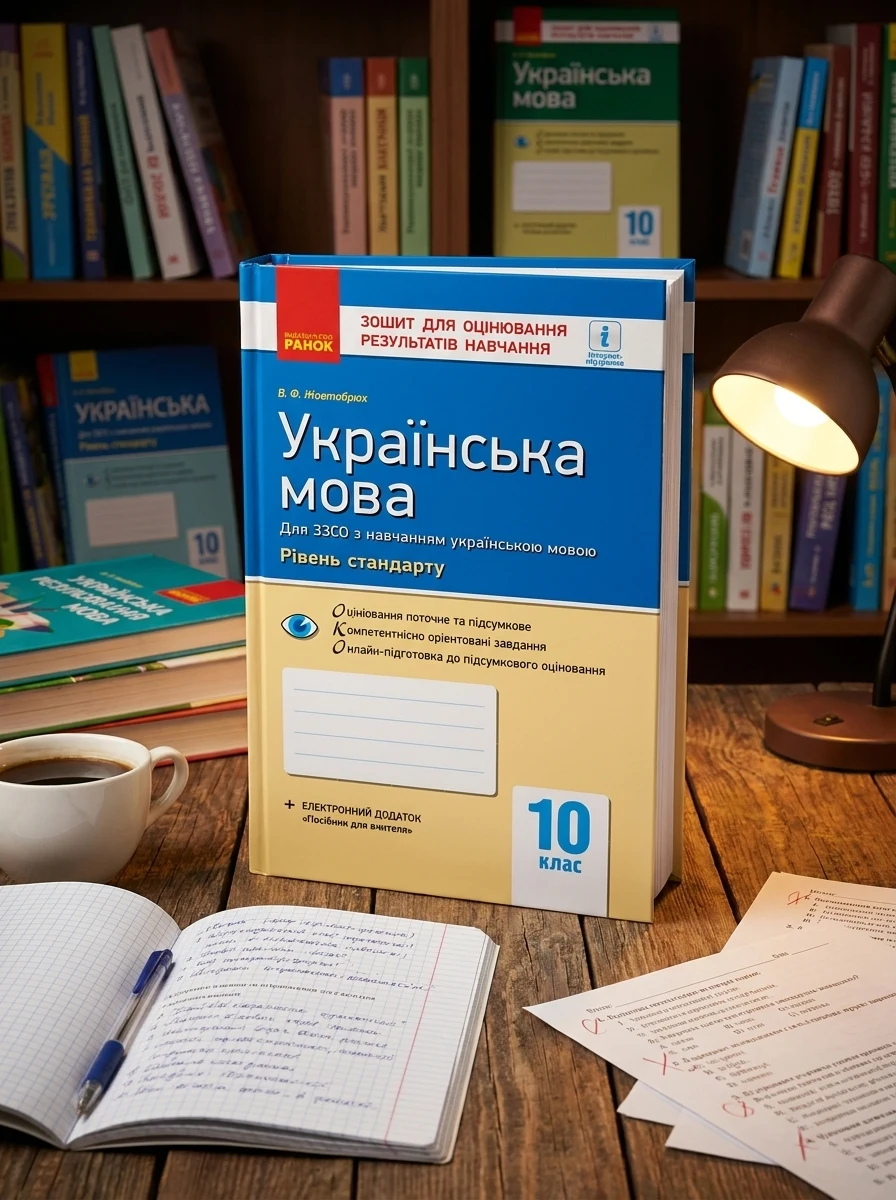 Контроль навчальних досягнень. Українська мова 10 клас. Рівень стандарту — Вивчення мов