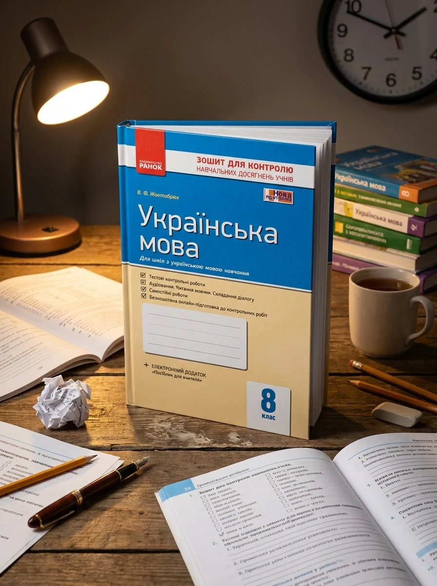 Контроль навчальних досягнень. Українська мова  8 клас — Вивчення мов
