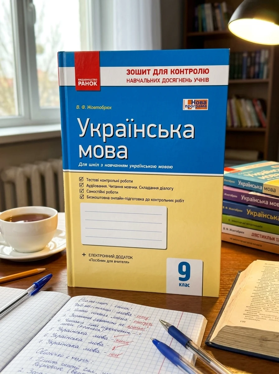 Контроль навчальних досягнень. Українська мова 9 клас — Вивчення мов